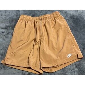 SMALL Nike Club Woven Flow Shorts Mens Flax Mesh Lined FN3307-224